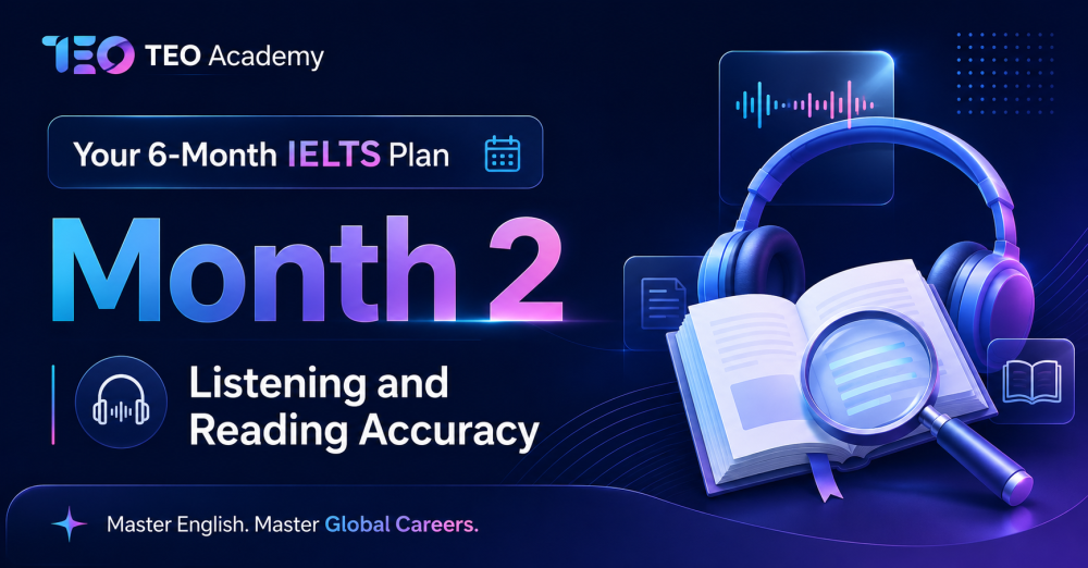 Your 6-Month IELTS Plan | Month 2, Listening and reading accuracy 