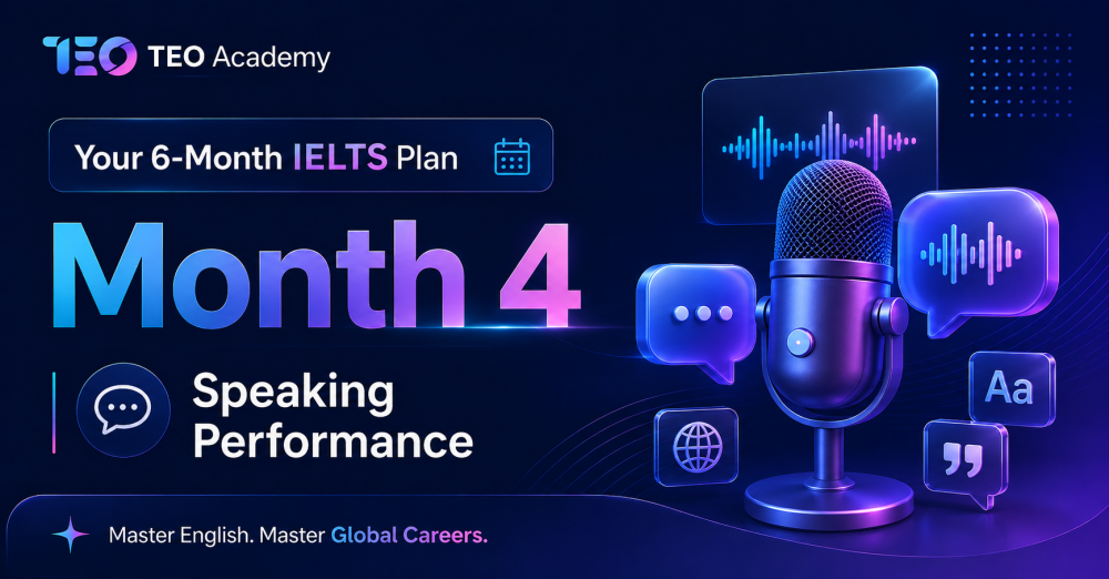 Your 6-Month IELTS Plan | Month 4, Speaking Performance