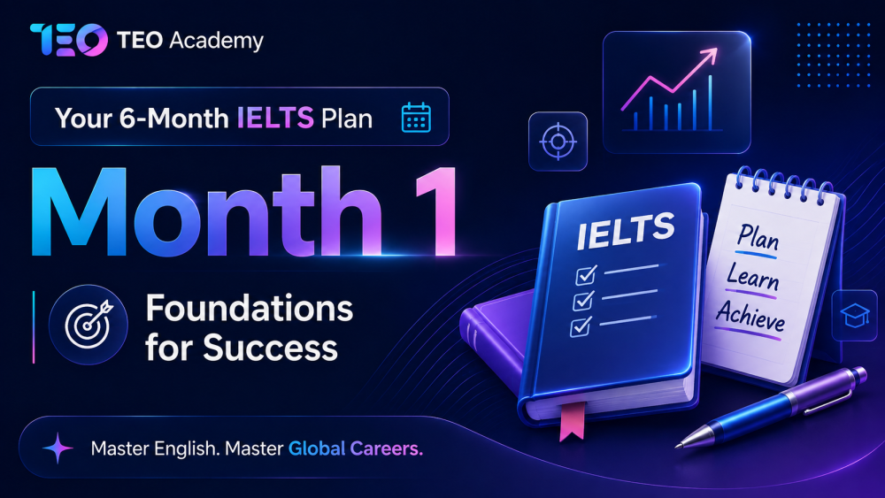 Your 6-Month IELTS Plan: Month 1 | Foundations for Success
